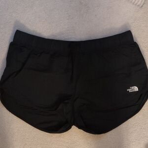 The North Face Black Women's Athletic Shorts with Logo